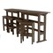 Highwood Usa Lehigh 6pc Bar Height Outdoor Patio Furniture Balcony Set AD-KITBALC201-ACE - alternate 1